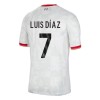 Maillot de Supporter Liverpool Luis Diaz 7 Troisième 2024-25 Pour Homme